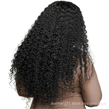 100% virgin brazilian 150 180 density HD lace front wigs long straight human hair wigs for black women